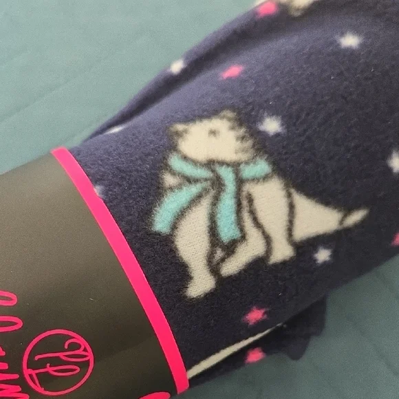 Pink Laundry Fleece Lounge Pants Set - Picture 3 of 4